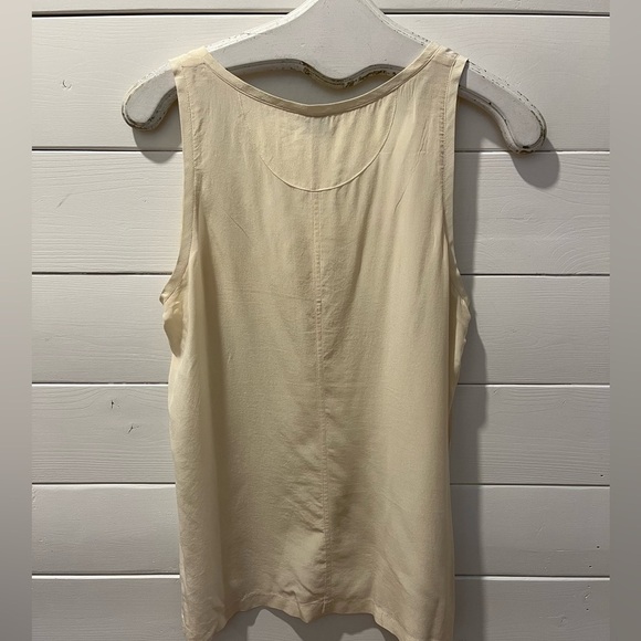 CLUB MONACO SILK BEIGE TANK TOP – SIZE M - Picture 8 of 9